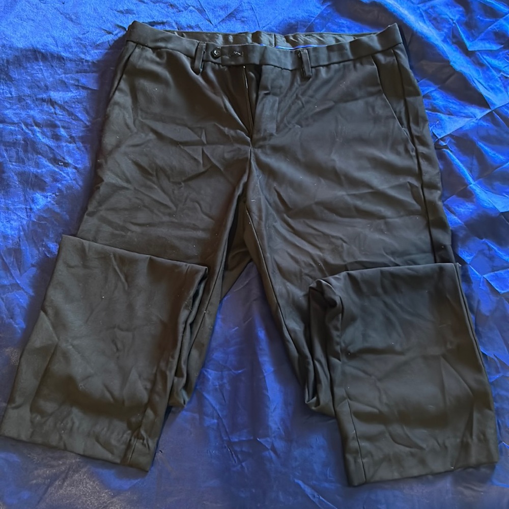 Alberto Cardinali Black Dress Pants Men W32 L32 10/10 Condition